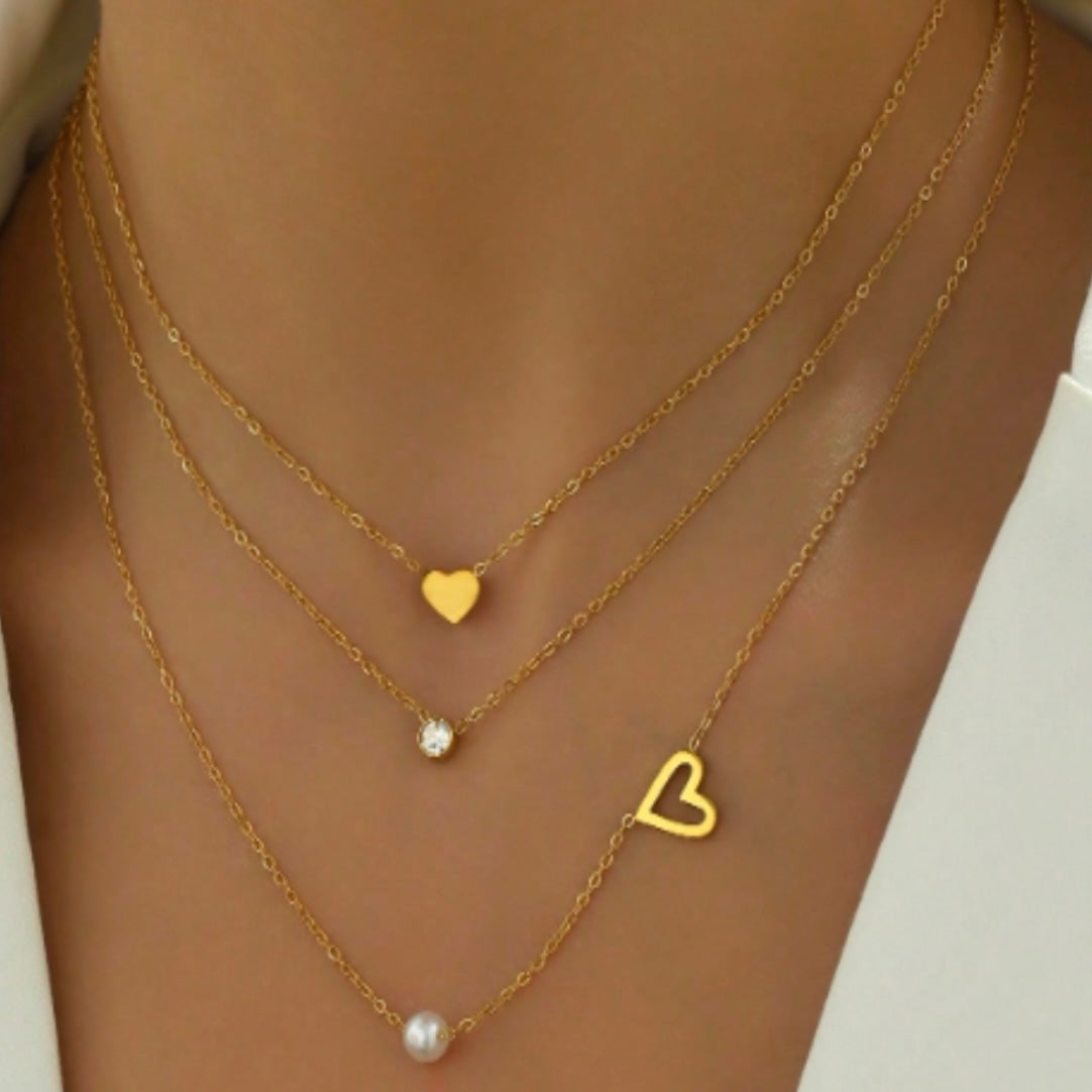 Asha necklace stack