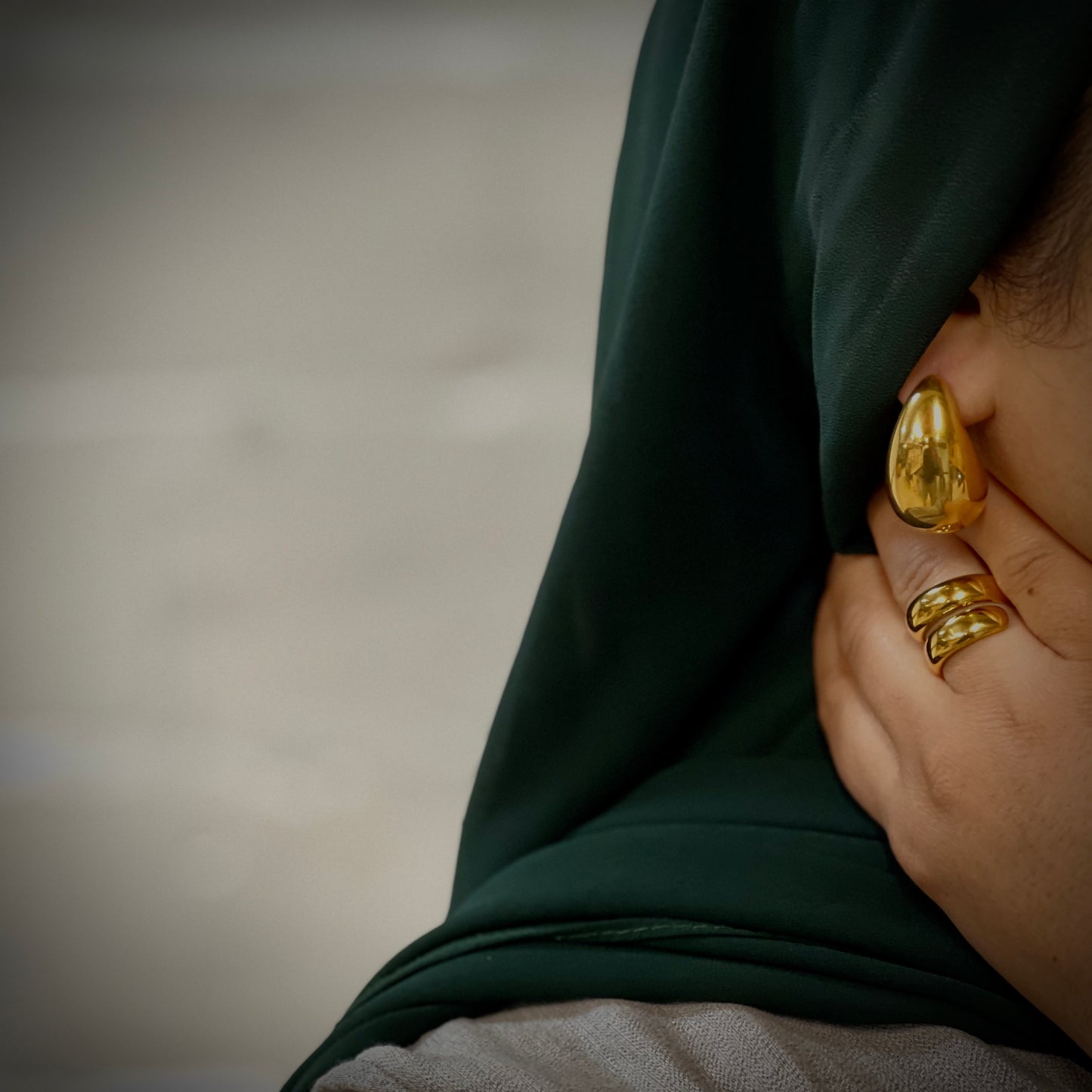 Taji drop earring