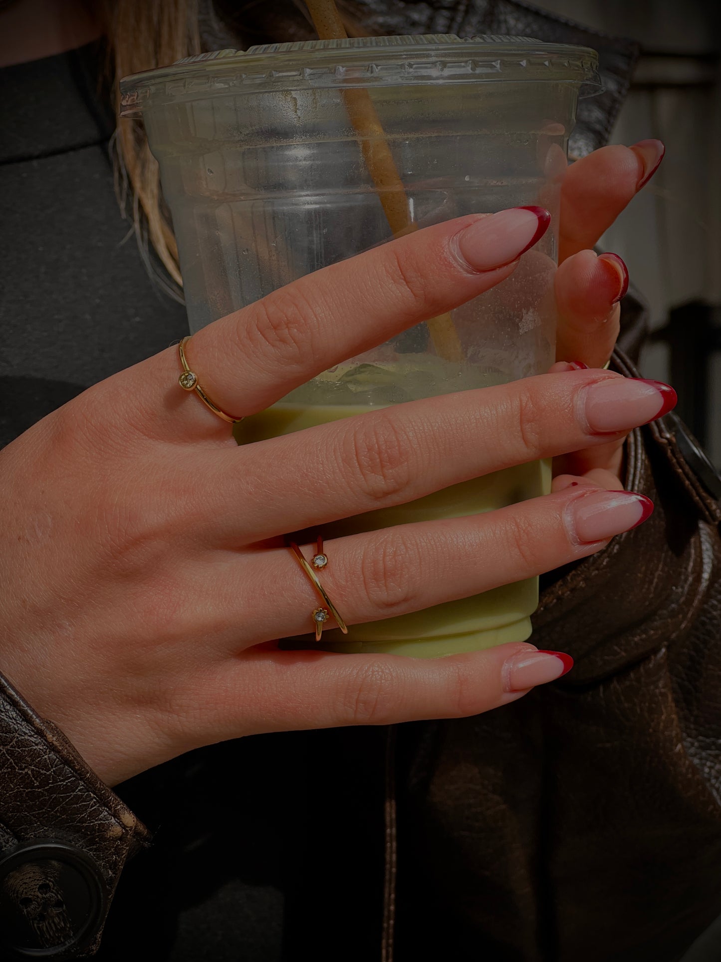 Tilly gold plated ring