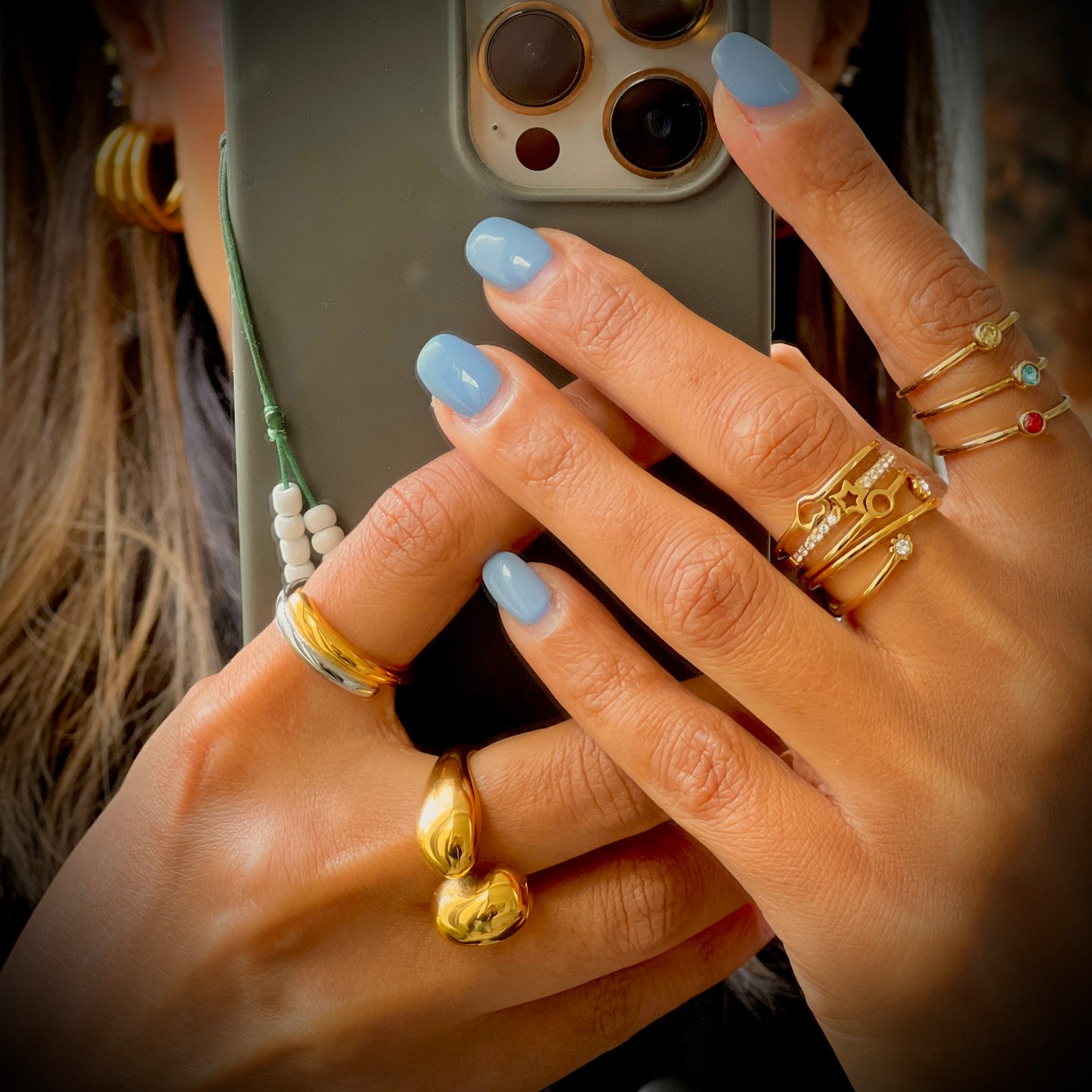 Liana gold plated ring