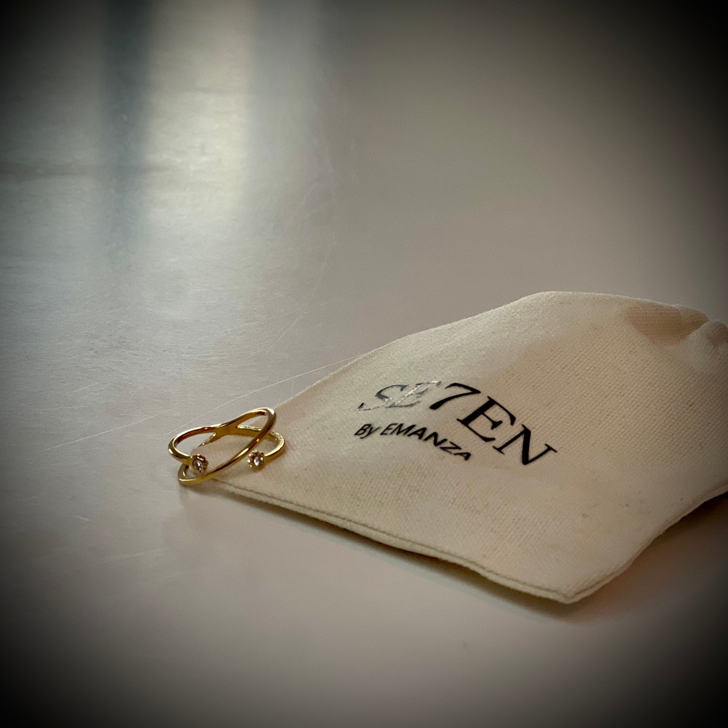 Tilly gold plated ring