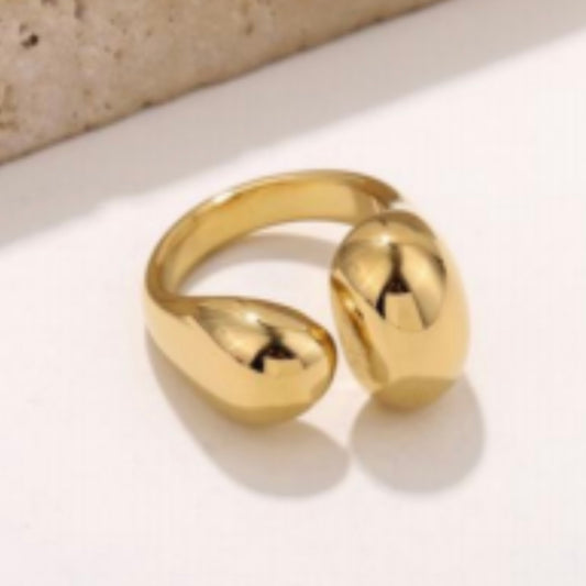 Kazimodo gold plated statement ring
