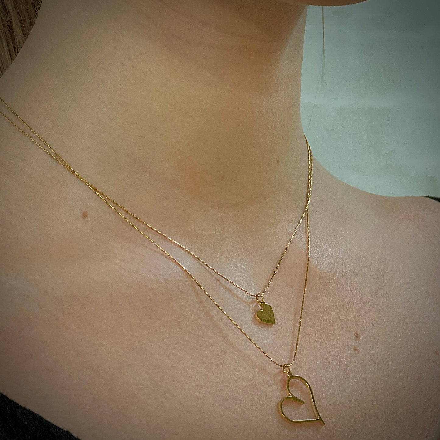 Love necklace stack