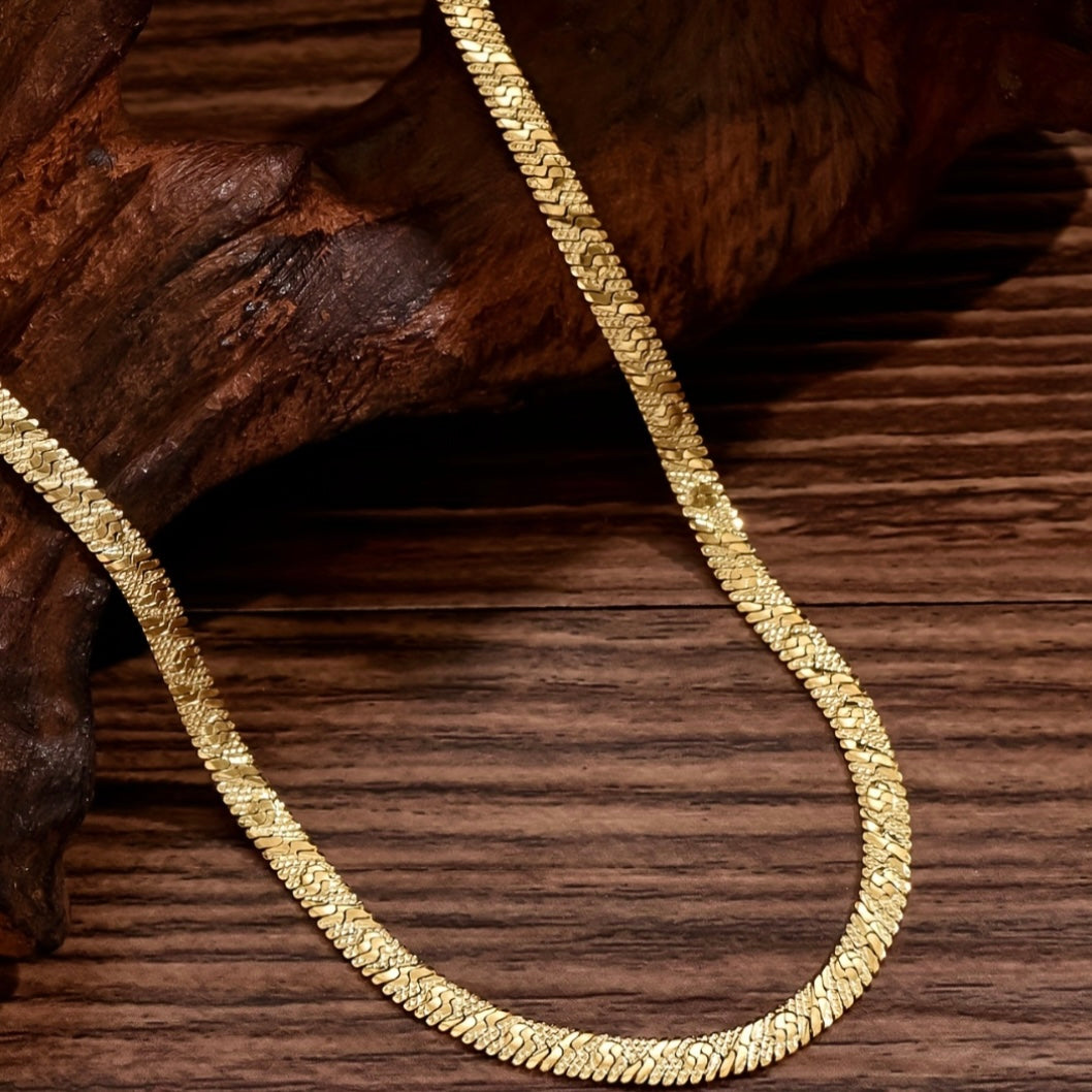 Faz gold plated statement necklace