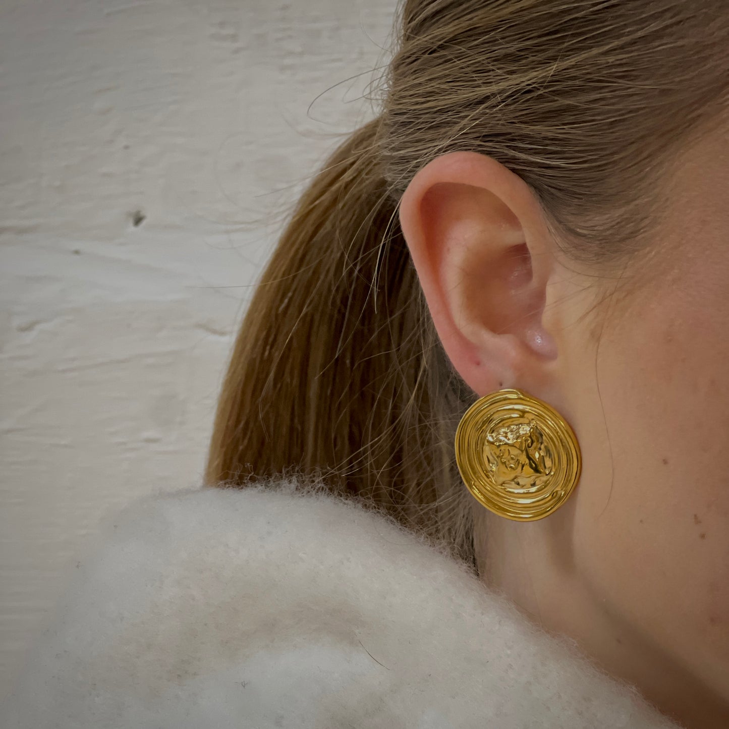 Deeja coin earrings