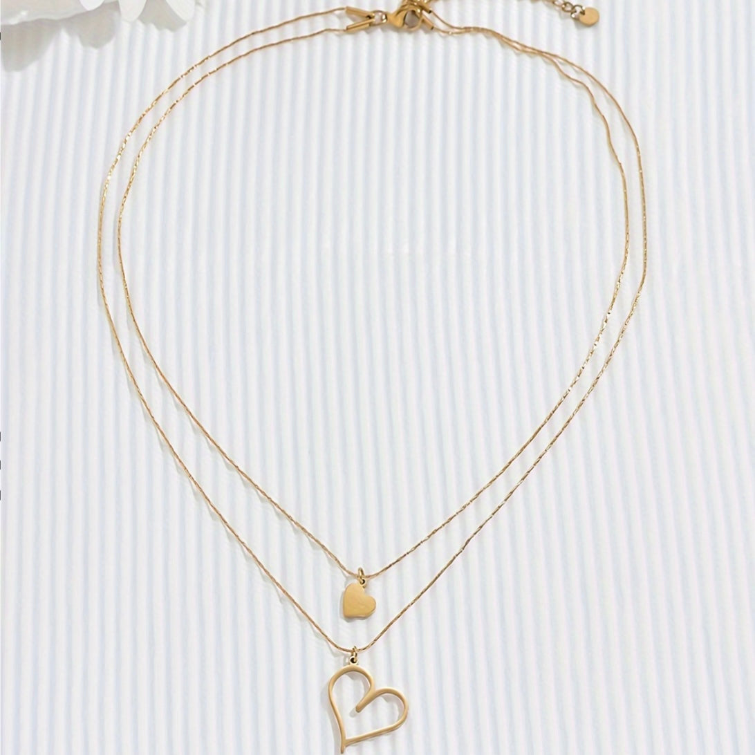 Love necklace stack