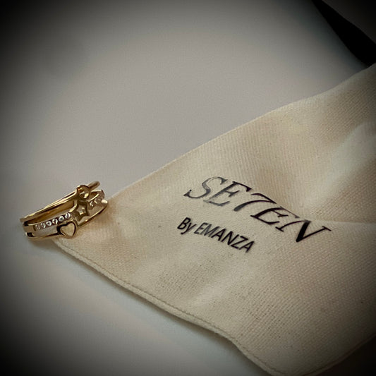 Liana gold plated ring
