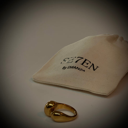 Kazimodo gold plated statement ring