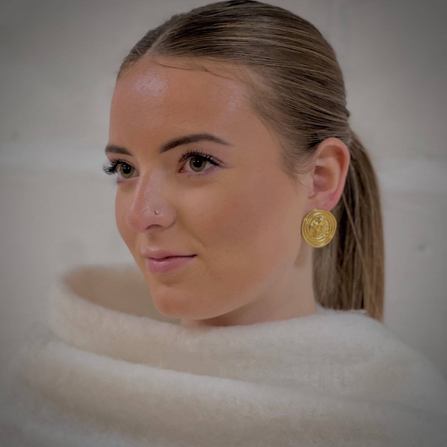 Deeja coin earrings