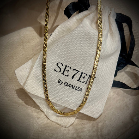 Faz gold plated statement necklace