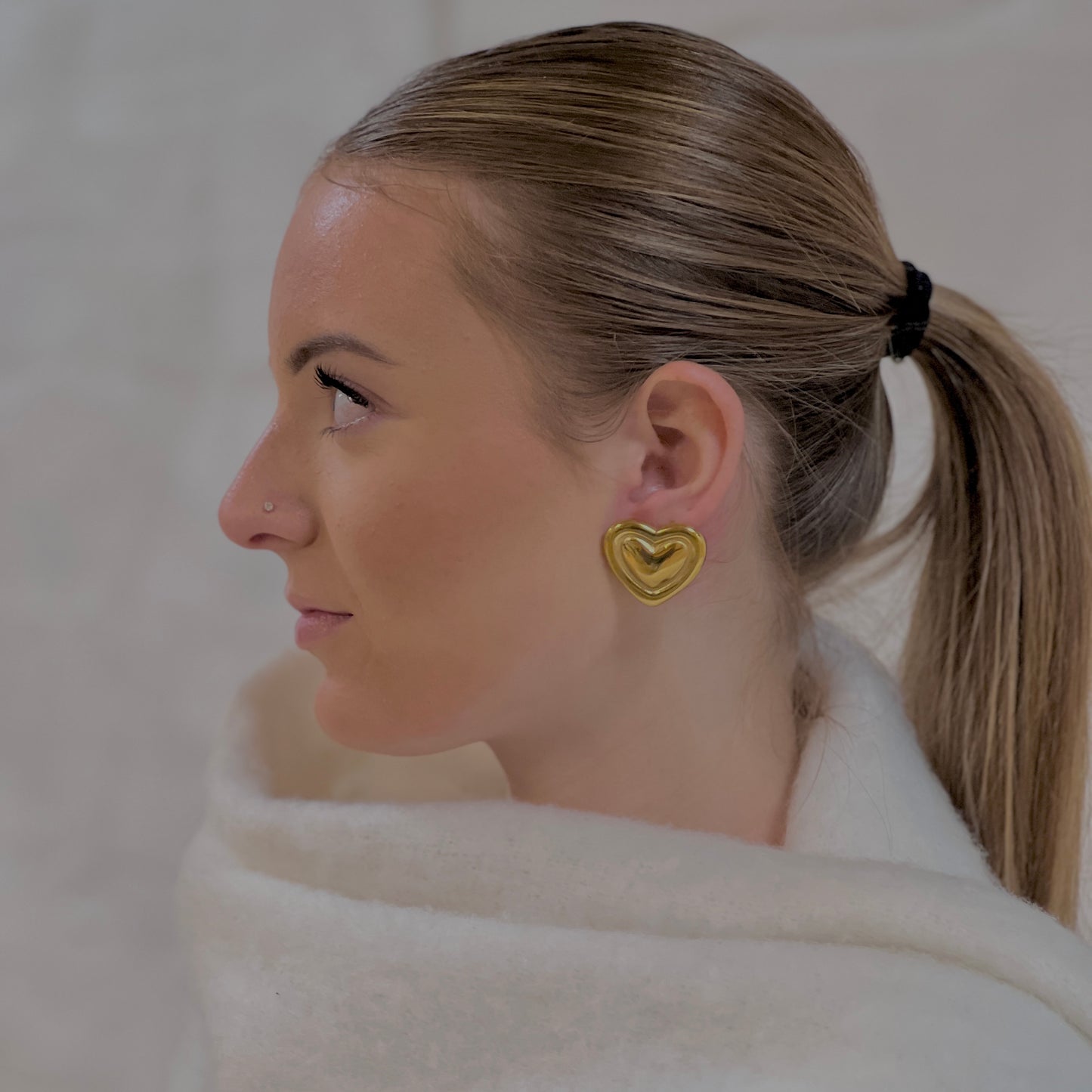 Sweetheart earrings