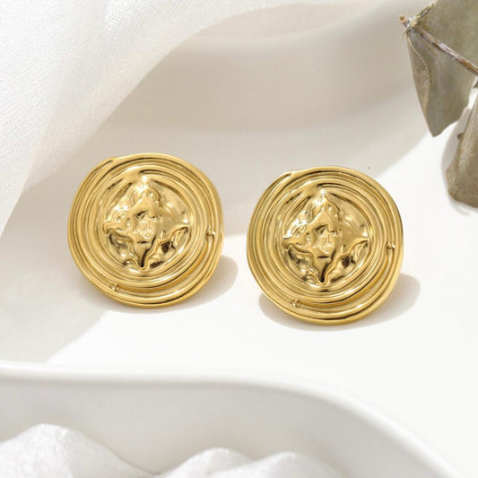 Deeja coin earrings