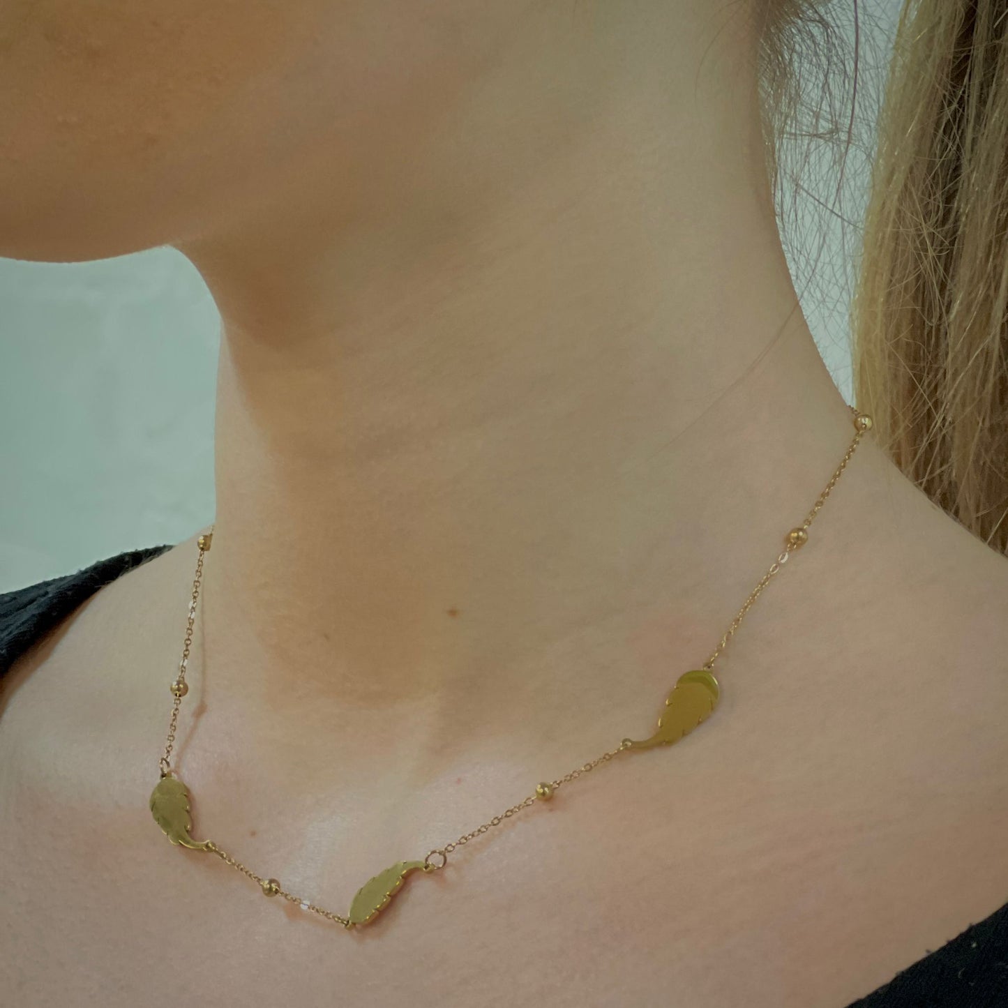Gold Leaf Necklace