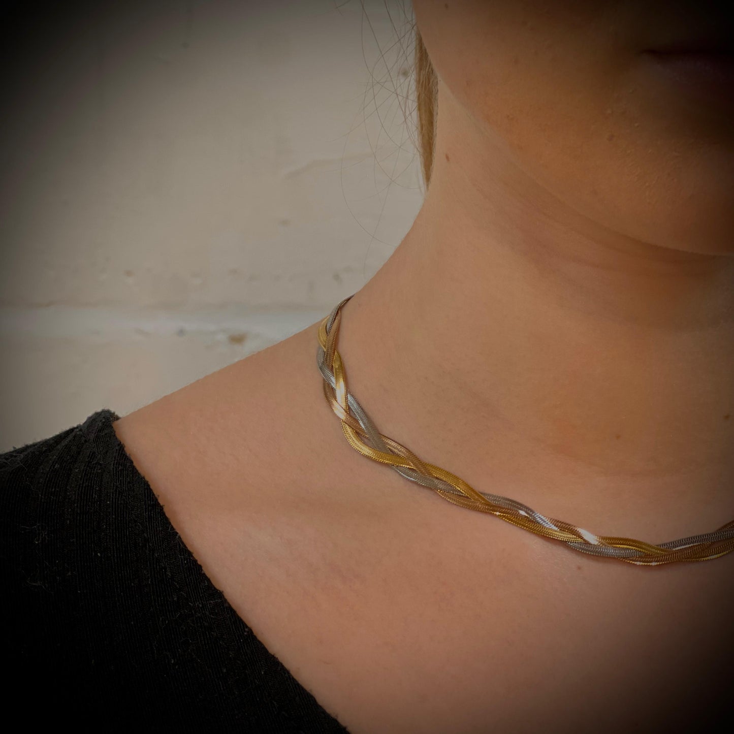 Triple Plait Necklace