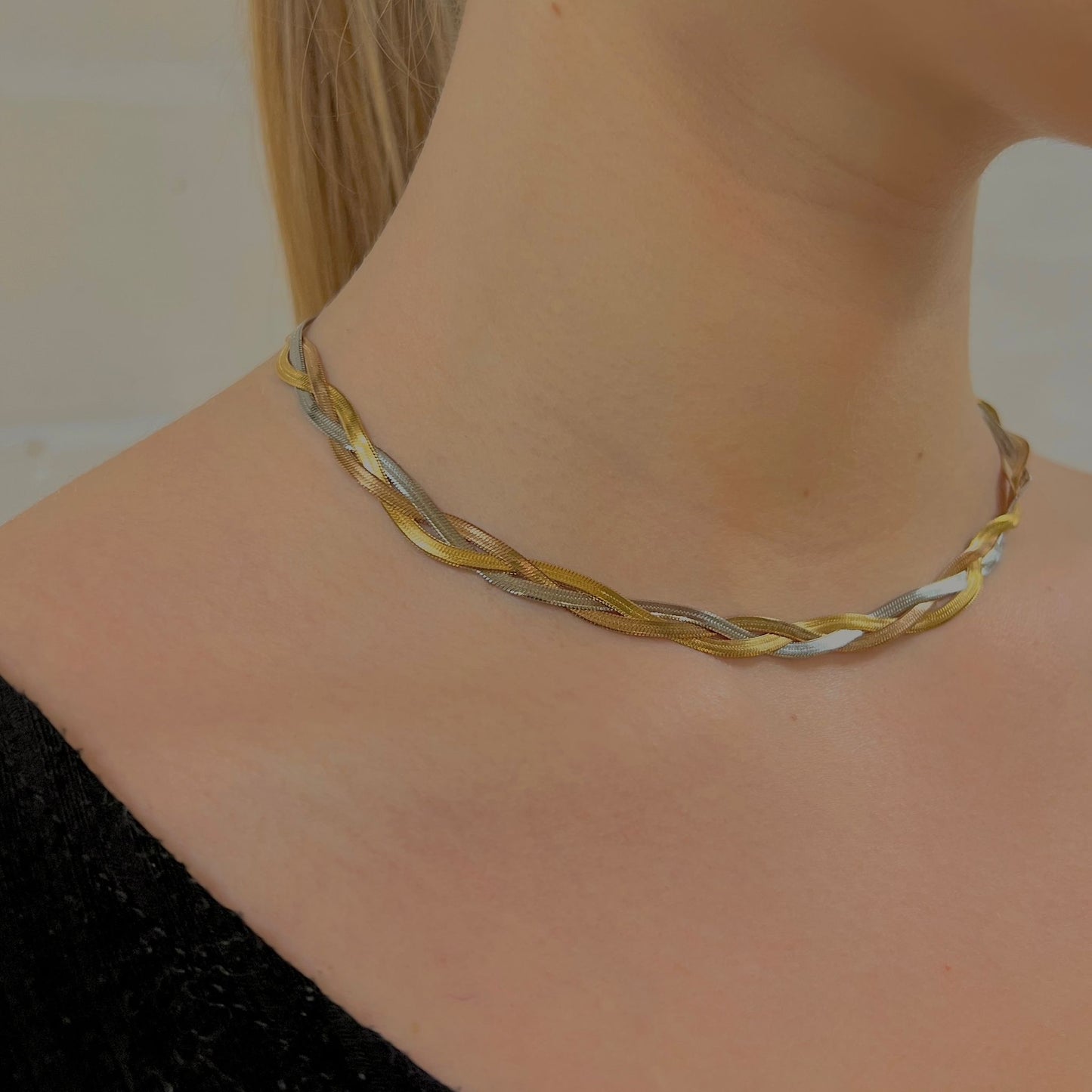 Triple Plait Necklace