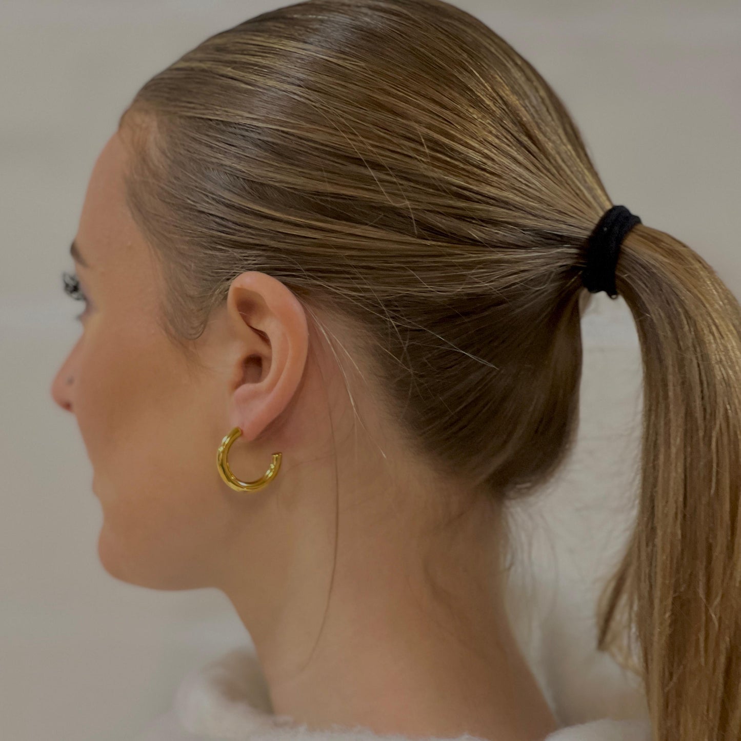 Golden Hoops Earrings