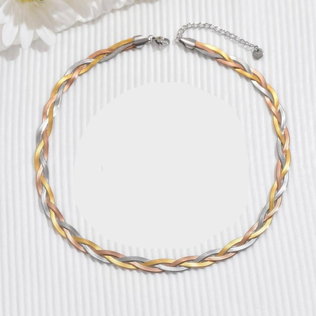 Triple Plait Necklace
